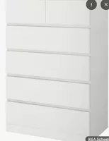 IKEA Malm Kommode 6 Schubladen weiss gebrauchter Zustand