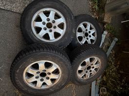 Alufelgen mit Bridgestone und Barum Felgen 225/70R16
