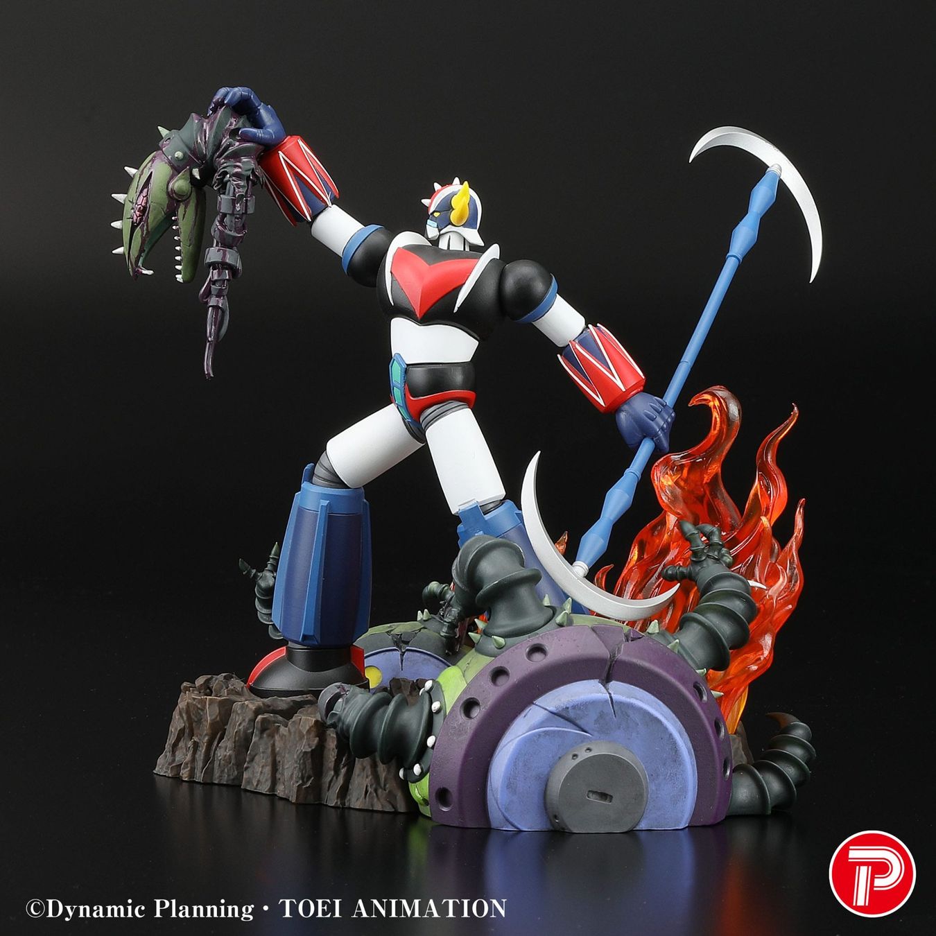 Statuette: Grendizer Scene Selection 01 Grendizer a cry of Victory 14cm – Nuovo e nell'imballaggio originale da St-Imier venduto da ATTAKSHOP 1