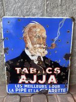 Insegna smaltata tabacchi tabacs ajja targa cartello