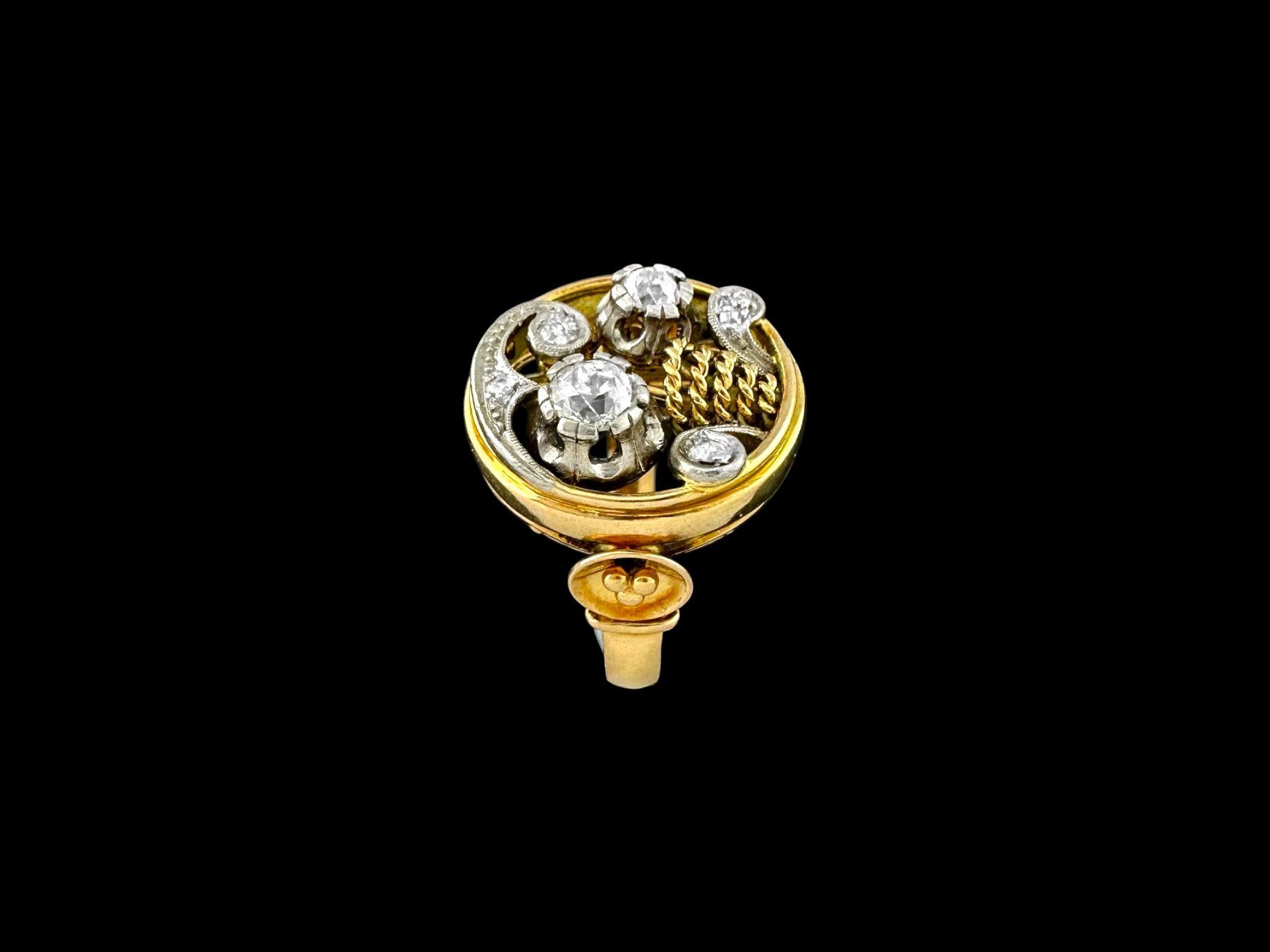 Anelli: Antiker Jugendstil - Diamantring um 1910 – Usato da Zuzwil SG venduto da artimmo 3
