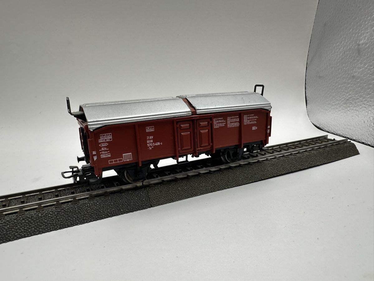 Märklin Modellini di ferrovie: Märklin H0 4619 Schiebedachwagen der DB – Usato da Wollerau venduto da saymon_eggler