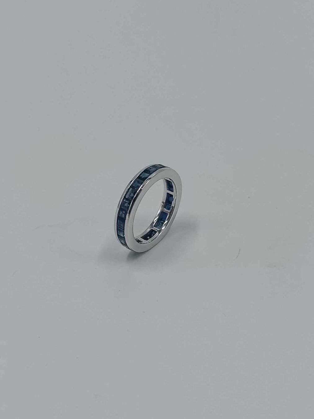 Anelli: ALLIANCE SAPHIR RING IN 750 WEISSGOLD – Usato da Luzern venduto da EdiGem 6