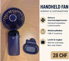 Ventilator Hand ungebraucht mit Akku aufladbar per USB-C