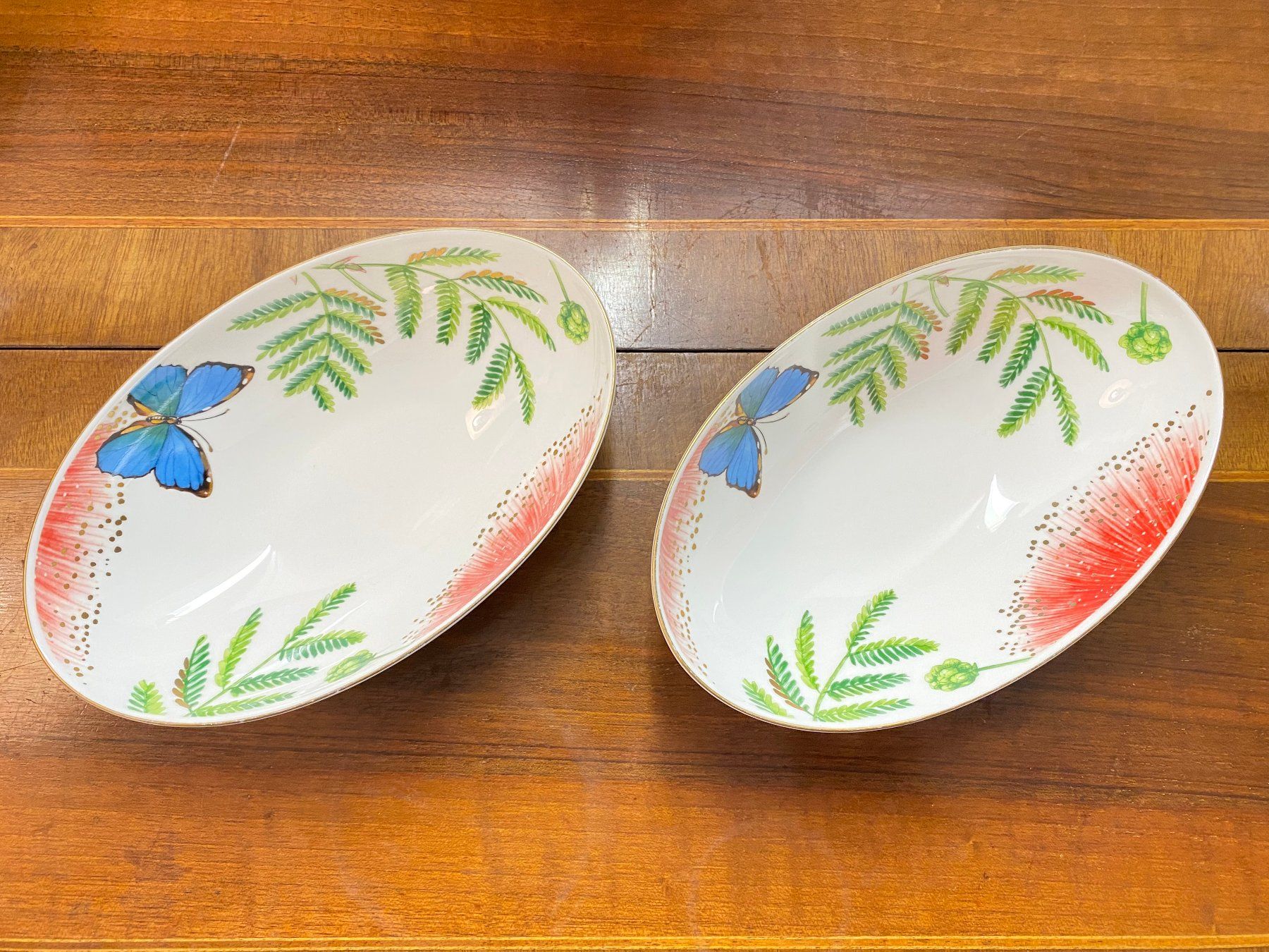 Villeroy & Boch Ciotole: 2 Wunderschöne Villeroy & Boch Amazonia Oval Schüssel Teller – Usato da Schaffhausen venduto da VintageCity