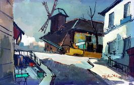 Montmartre - Le Moulin - Roger Vuillem