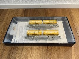 Liliput L240035 H0 Containertragwagen Set 1 SBB Post Schweiz