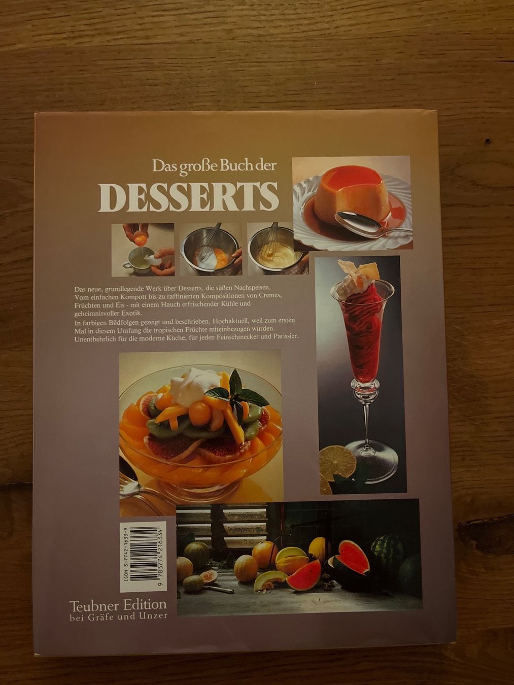 Libri: Das grosse Buch der Desserts. Teubner Edition – Usato da Seuzach venduto da laj_p6gj 1