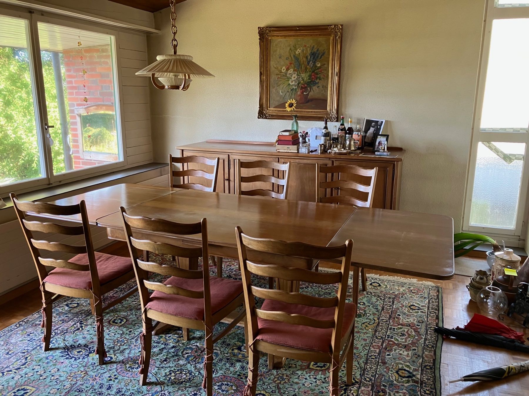 Set di tavolo e panche: Massivholz Esszimmermöbel – Usato da Uster venduto da hpl_nl2w 8
