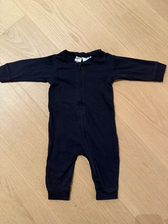 H&M Baby Schlafoverall, Gr. 62, Dunkelblau, Top Zustand!