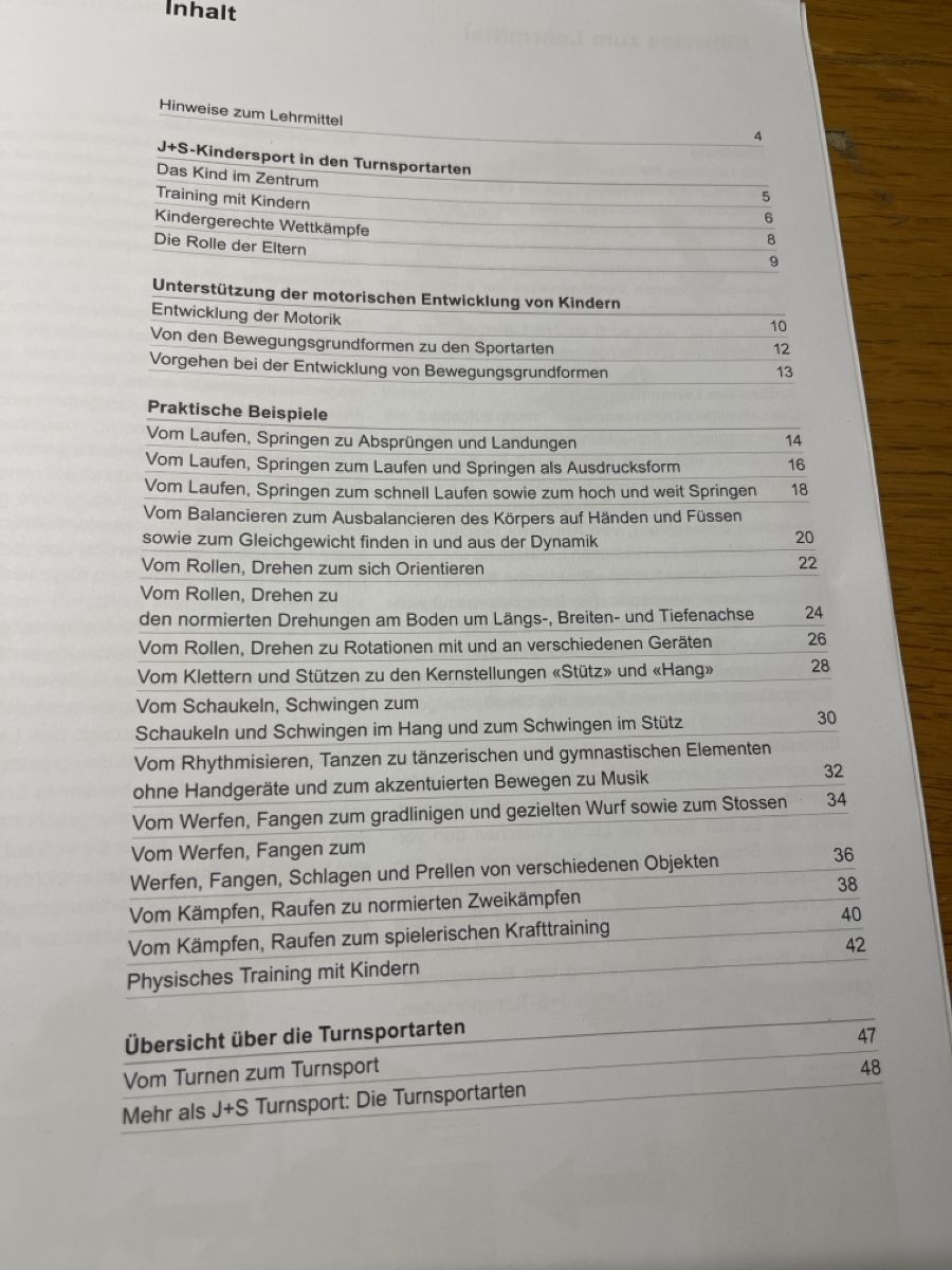 Riviste & Magazine: Lehrmittel Bewegungsgrundformen – Usato da Andelfingen venduto da estark 2