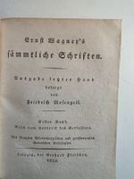 Ernst Wagner's - Sämtliche Schriften 1. Band - 1828