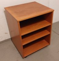 Rollcontainer / Büroregal mit Rädern - 50x71x50.5 cm, Holz