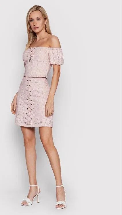 Guess Gonne: Guess Minirock Rosa - Orginalpreis 120.- – Nuovo e nell'imballaggio originale da Zürich venduto da luxuryoutlet1 4