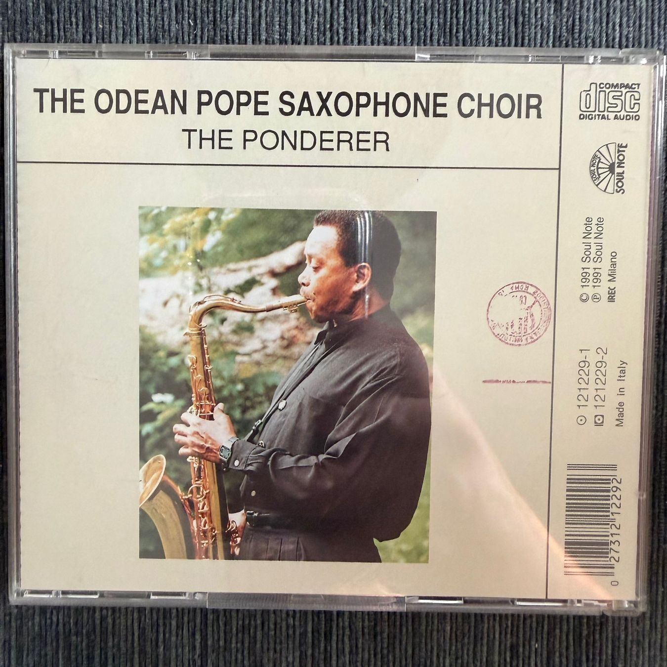 CD: Odean Pope Saxophone Choir - The Ponderer (CD) Soul Note – Usato da Zug venduto da Mirare9 2