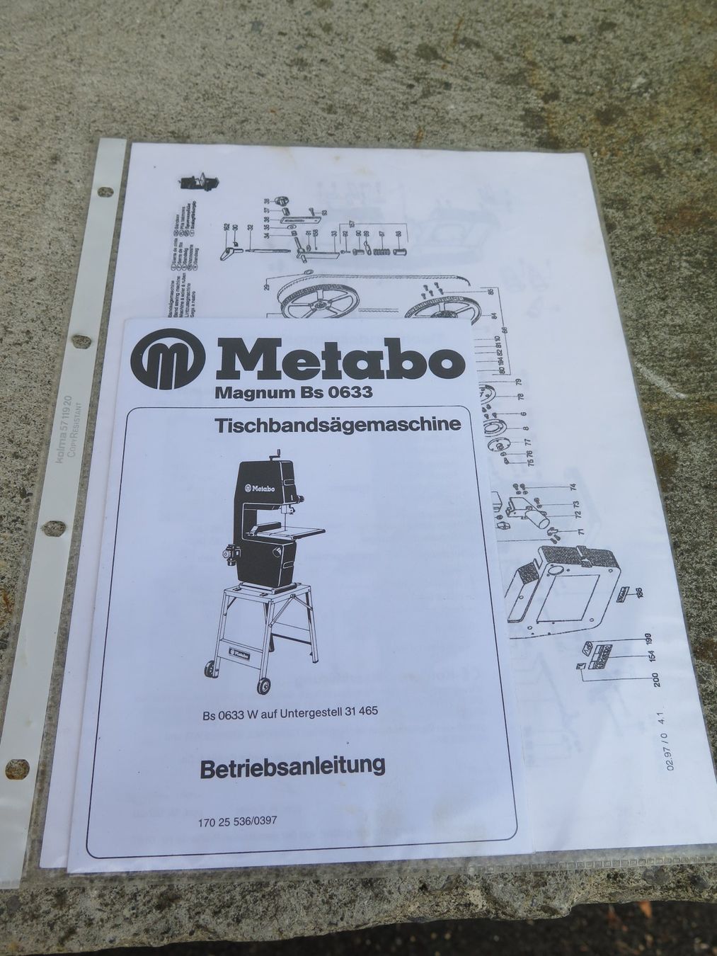 Metabo Seghe: Metabo Tischbandsäge mit Schubladenuntergestell – Usato da Rümligen venduto da StefanDerendinger 6