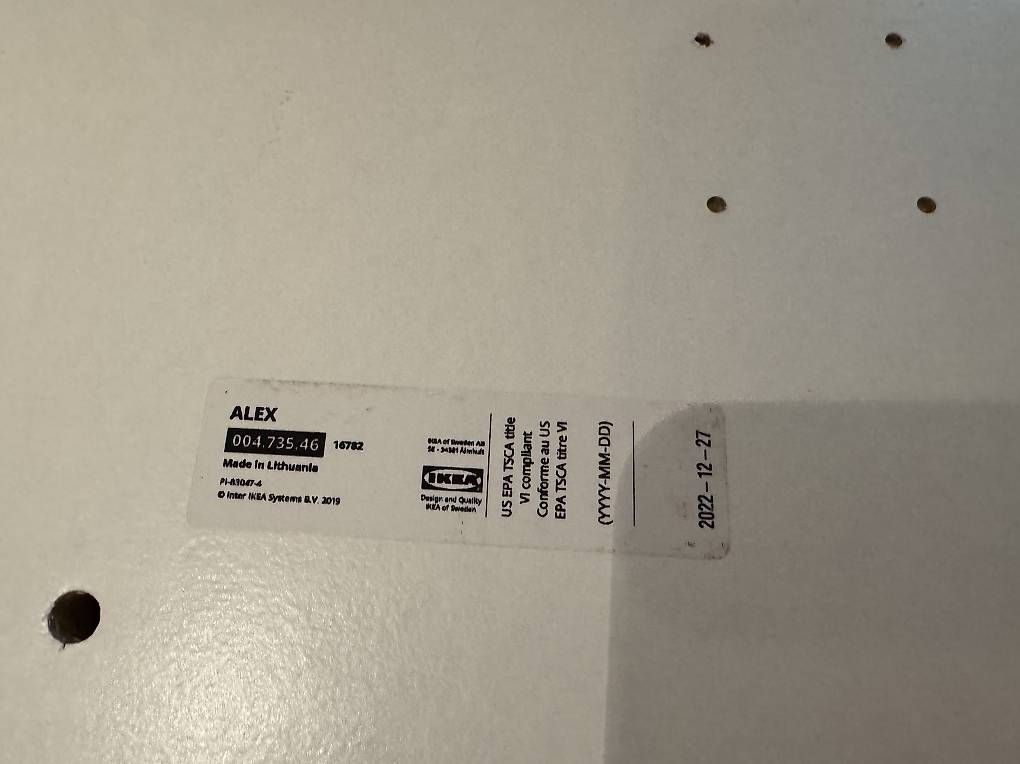 Kommoden: Ikea Alex Schubladenelement Weiss – Gebraucht aus Oetwil an der Limmat von fredericklugt 1