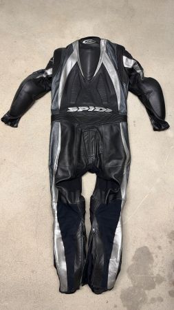 Spidi Lederkombi Motorradanzug schwarz gebraucht