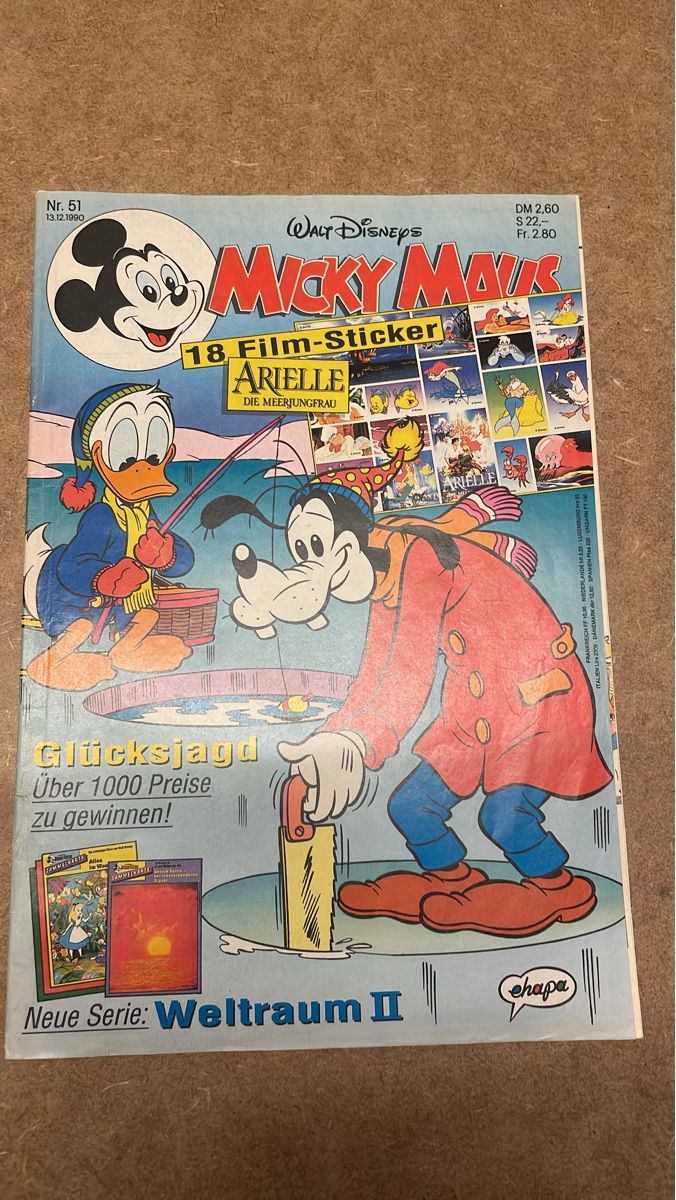 Fumetti: Micky Maus Heft Nr. 51, 1990 – Usato da Therwil venduto da rubininio