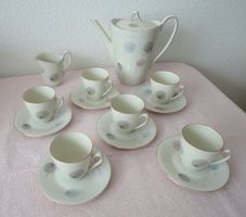 Vintage Espresso-Tassen-Set Zeh Scherzinger 14tlg.60er Jahre