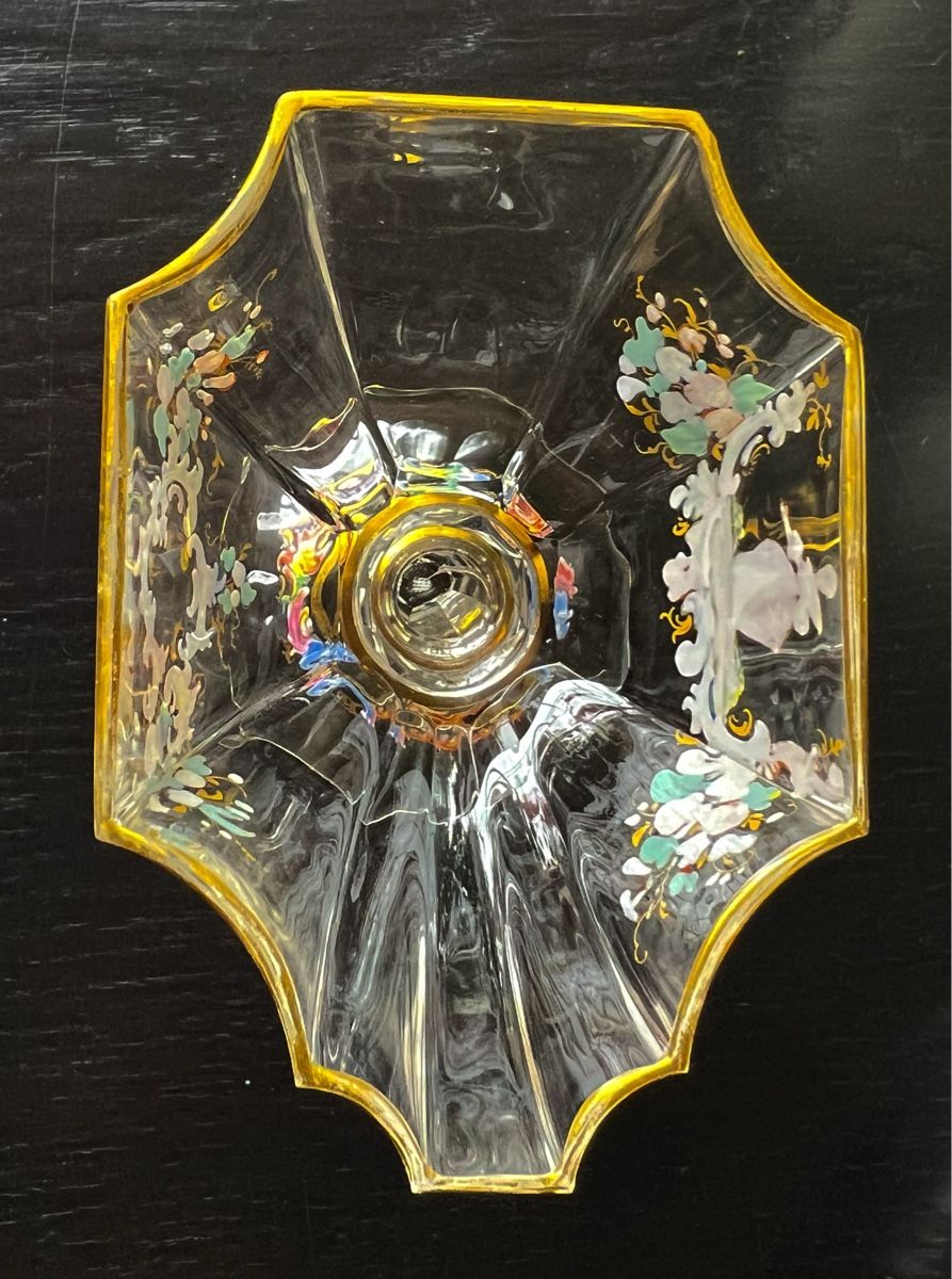 Bicchieri: Antikes Glas, handbemalt, Golddekoriert – Usato da Arboldswil venduto da psp_cjt9 3