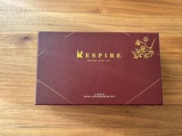 Respire Wein Zubehör Set 4-teilig, neuwertig für Geniesser