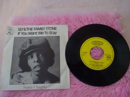 SLY + FAMILY STONE * IF YOU WANT ME TO STAY * EXCELLENT RARE