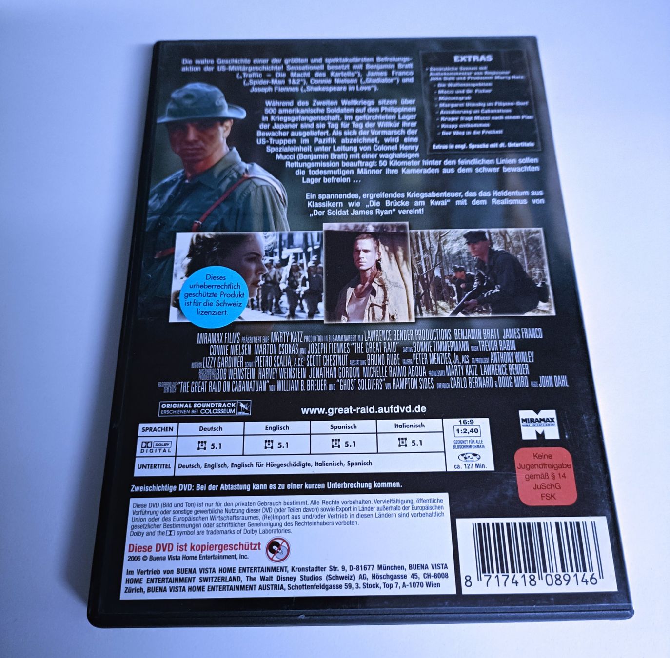 Tutti i DVDs: The Great Raid - Tag der Befreiung – Usato da Köniz venduto da Movieportal007 1
