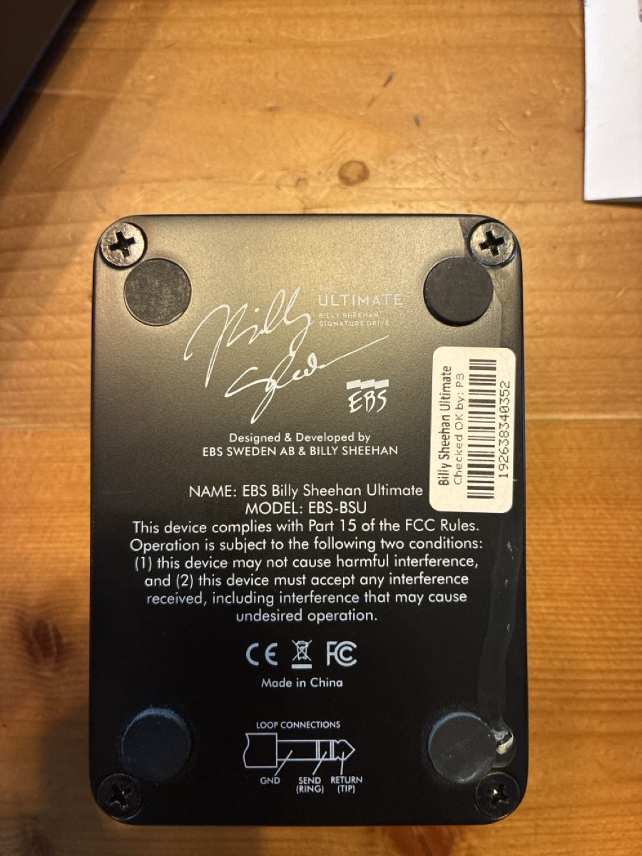 Musikinstrumente: EBS Billy Sheehan Signature Drive  – Gebraucht aus Bofflens von Cylian 1