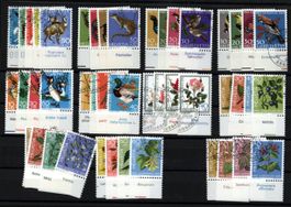 Pro Juventute Sätze 1966-76 mit TABS in  ET (Y588)
