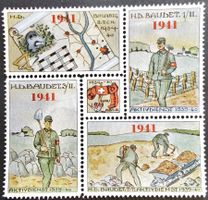 Soldatenmarke 2.WK, HD Bau Abt II, 1941 br, Wi HD-Bau 9a-3