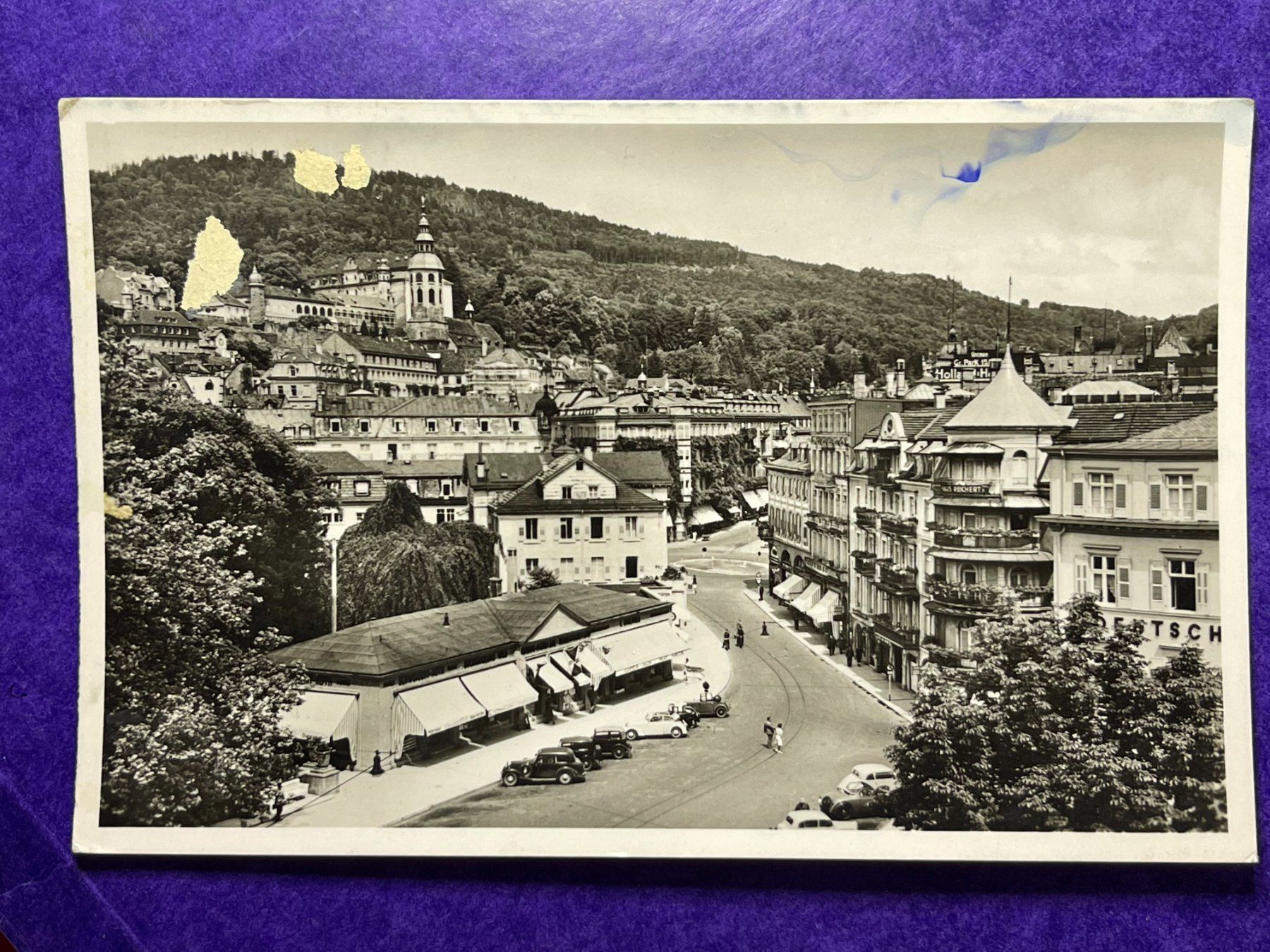 Ansichtskarten: Baden-Baden 1953 – Gebraucht aus Steg VS von _vinci_