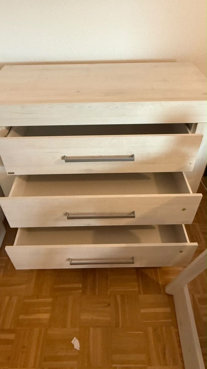 Paidi Wickeltisch & Zubehör: Wickelkommode Holzoptik hell gebraucht mit Auflage – Gebraucht aus Bassersdorf von Lionslaw 1