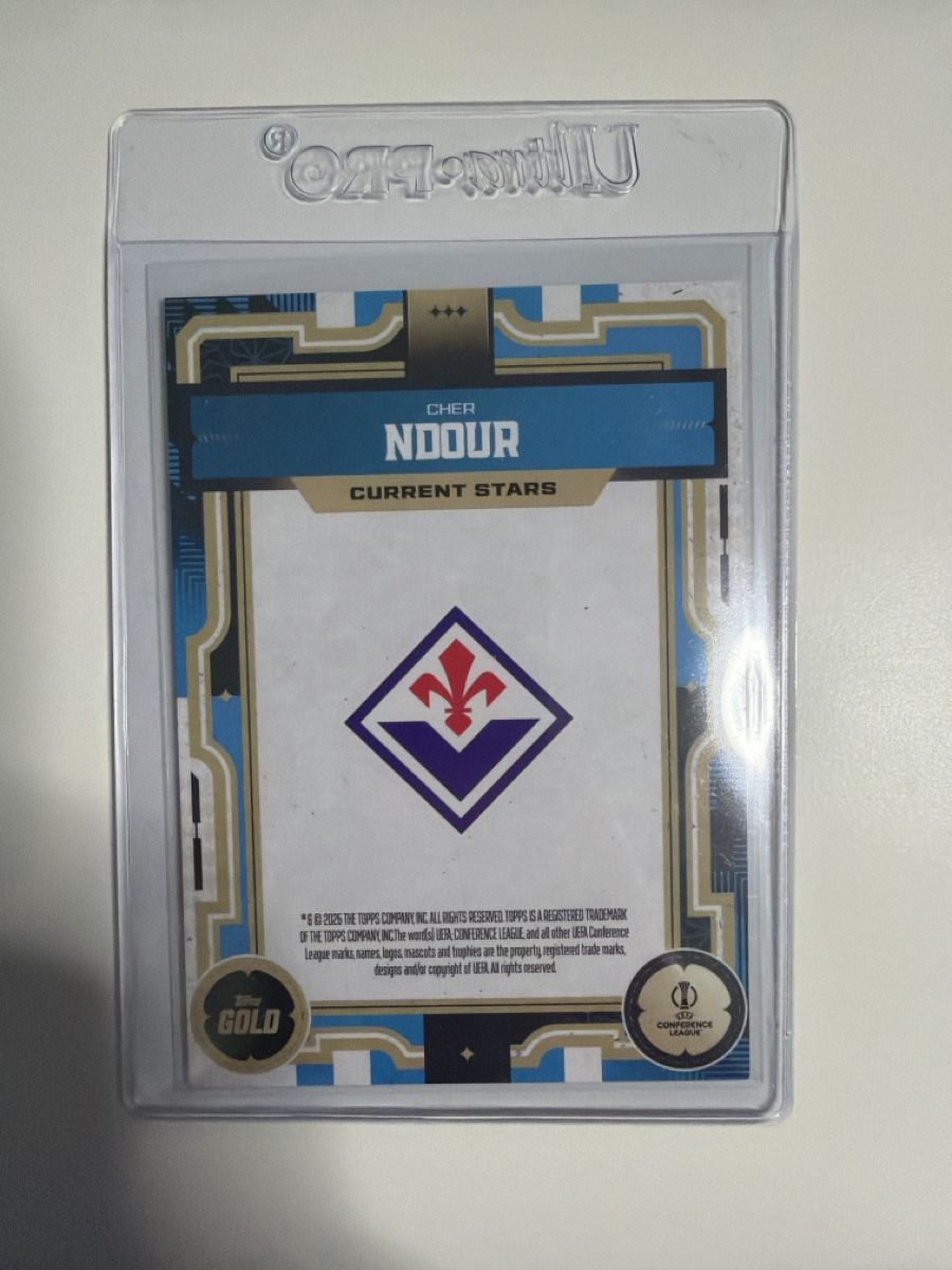 Topps Carte collezionabili: Topps Gold - Cher Ndour - Fiorentina /99 – Usato da Cernier venduto da Kairjo 1