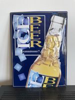 Plaque Publicitaire Métal Vintage Feldchlösschen Ice Beer