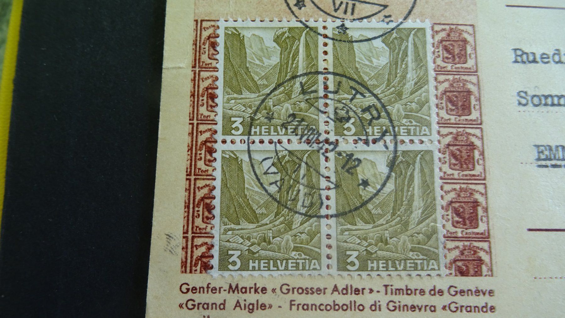 Tutti i francobolli: 21.8.1942., AUF POSTMUSEUM-GA, 7 STEMPEL – Usato da Eschenbach SG venduto da eDaisy 6