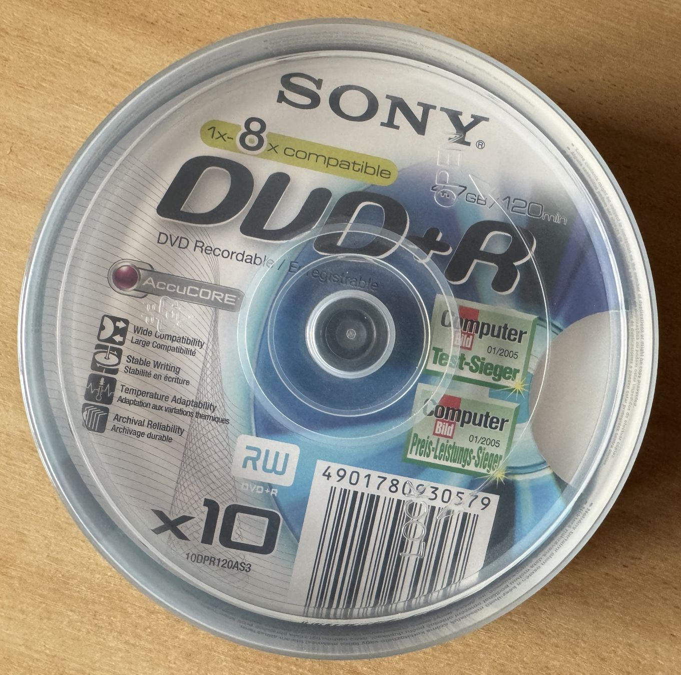 Tous les DVDs: Sony DVD+R in Spindelbox – Neuf avec emballage d'origine à Diepoldsau par preisparadies-ch 1