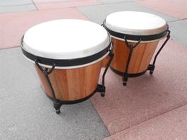 Bongo (Paar)  CLUB SALSA Naturfelle (Neu)