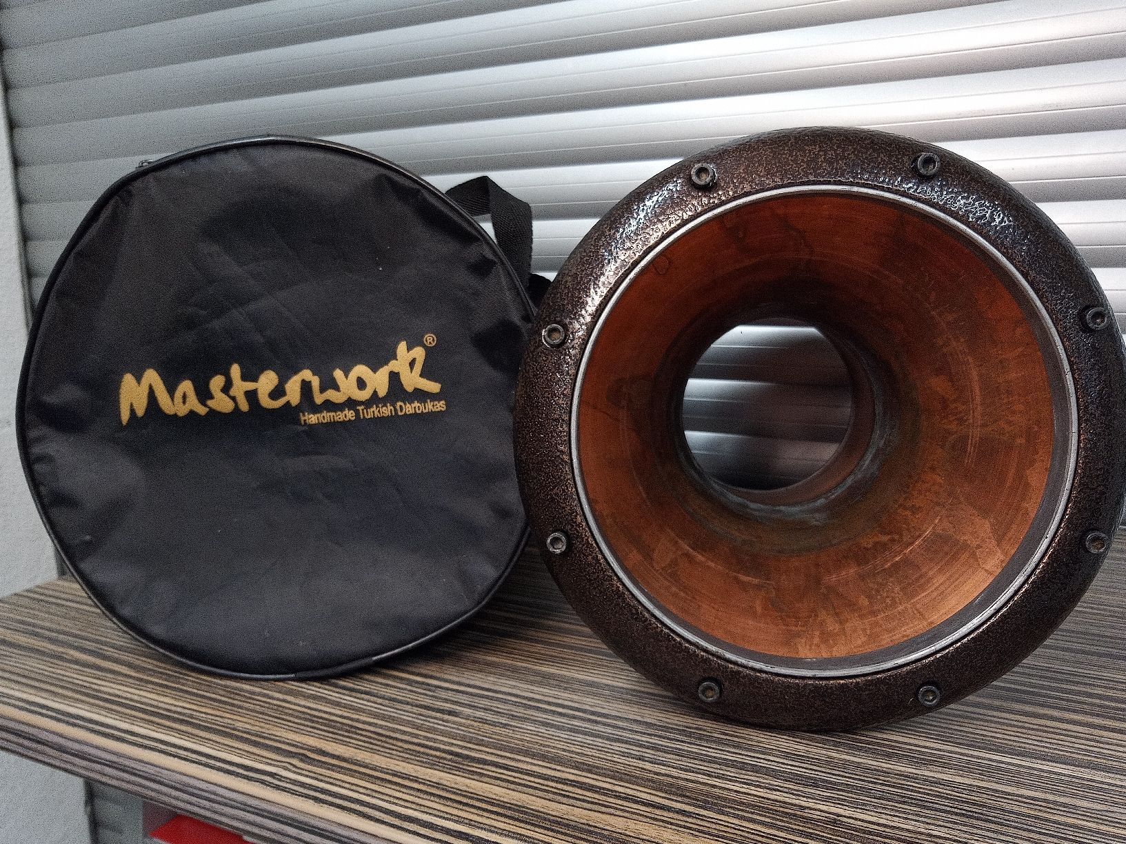 Strumenti musicali: Handgemachte Darbuka ohne Trommelfell – Difettoso da Reiden venduto da Zofi-Brocki 2
