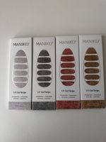 MANIKO UV Gel Strips Glitery Rainbow 4 Pack Neu