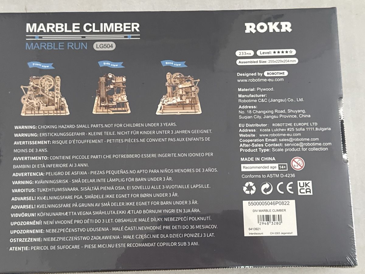 Baukästen: ROKR Marble Climber LG504 Holzbausatz   – Neu und originalverpackt aus Hagendorn von KALU27 1