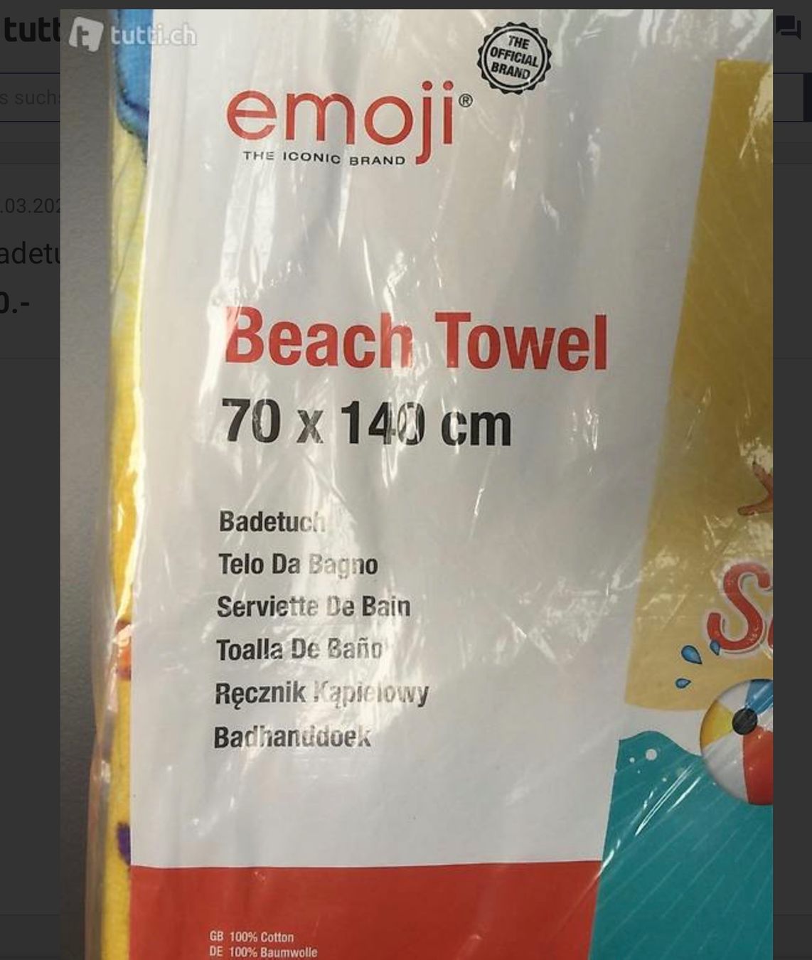 Teli da bagno: 1 Badetuch – Nuovo e nell'imballaggio originale da Rabius venduto da bri_ca76 1