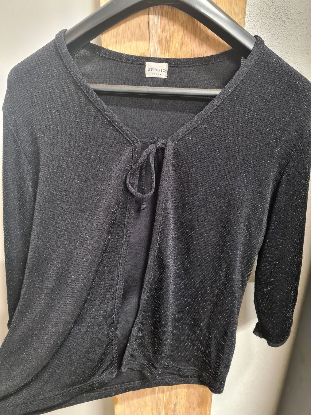 Jacken: Damen Feinstrick Jacke ca. Gr. L, schwarz/Glitzer – Gebraucht aus Amriswil von used2use 1