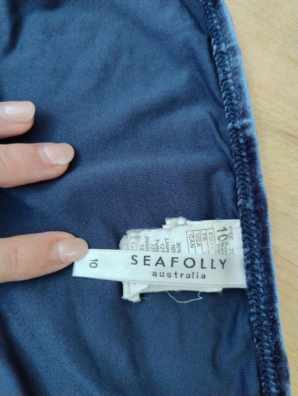Seafolly Costumi da bagno & Bikini: Bikini Set von Seafolly, Samt Rosa/Blau, Gr. 36 – Usato da Kirchberg BE venduto da lauraflu 7