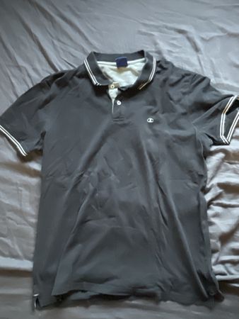 Champion Poloshirt schwarz Grösse L 