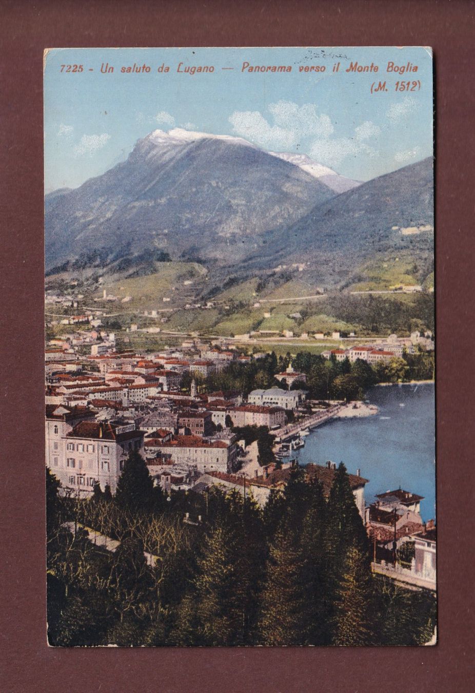 Ansichtskarten: Un saluto da LUGANO – Gebraucht aus Pully von nicecards-shop