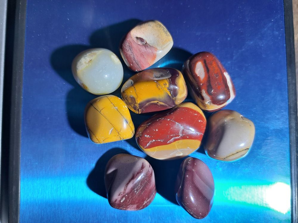 Lot de 100 pierres roulee(trumbled stones) | Kaufen auf Ricardo