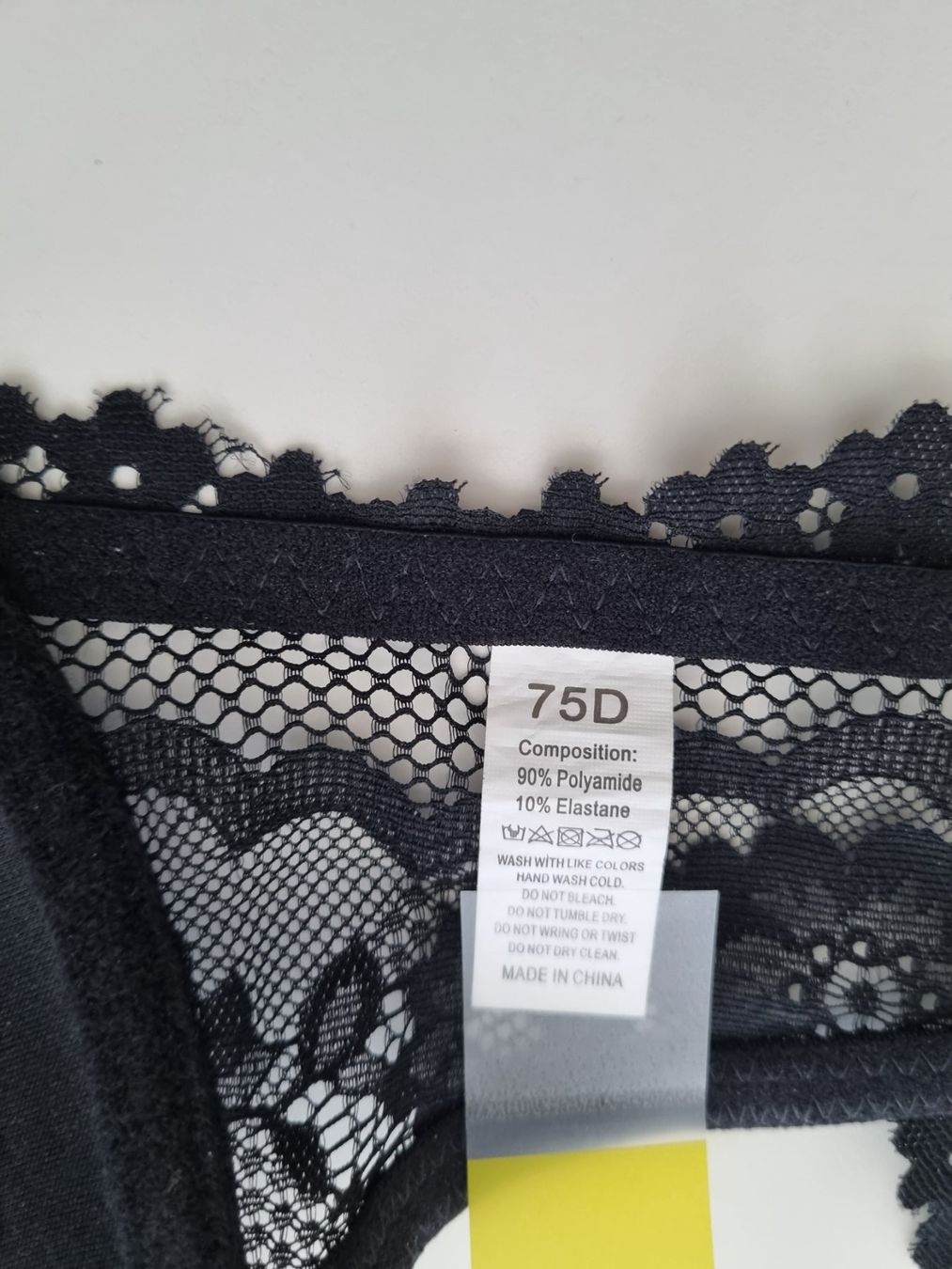Autres dessous: BH schwarz D 75 mit Vorderverschluss – Neuf avec emballage d'origine à Zofingen par Felpa 5
