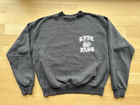 LFDY Vintage Grauer Pullover - Grösse L - Top Zustand!