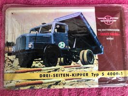 Lkw Oldtimer classic diesel kipper